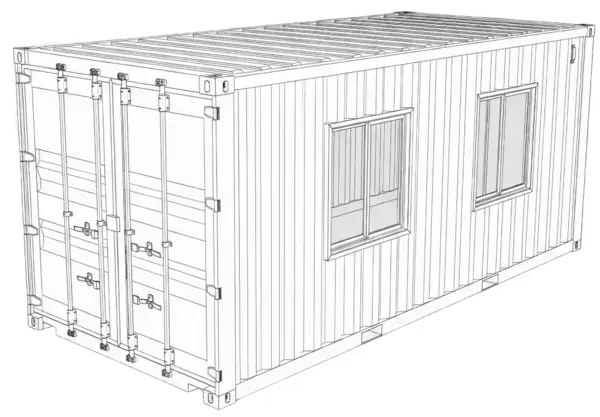 Customizing a 20 Foot Shipping Container