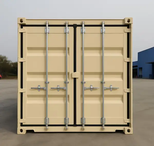 A clean, new-looking ammunition storage container