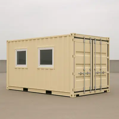 Container with custom windows