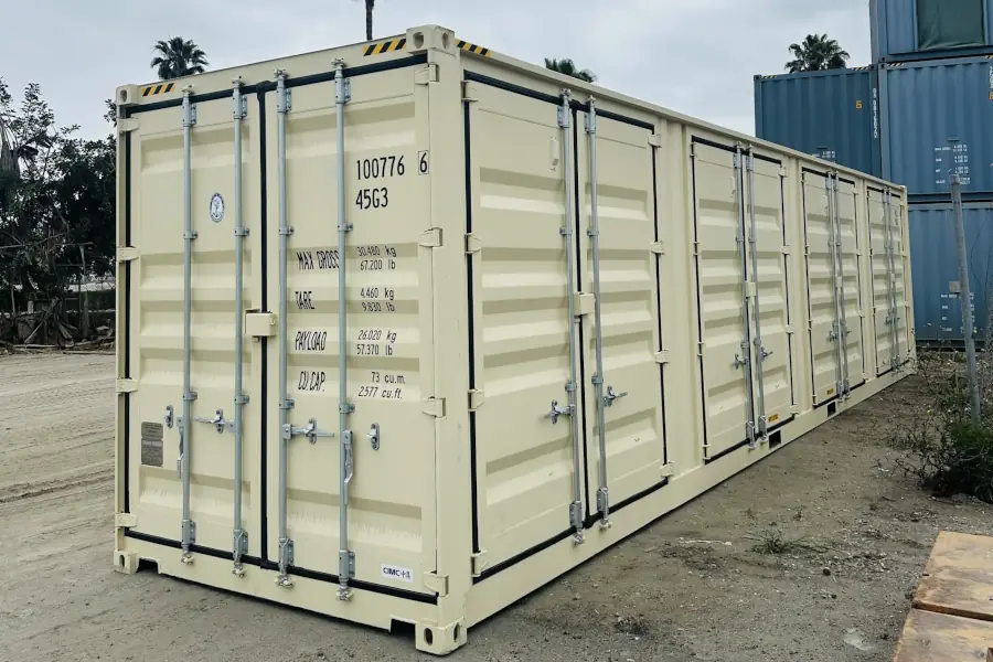 Launch Your Self-Storage Venture with 40' Side-Door Containers 40-foot side-door shipping containers for self-storage